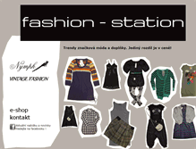 Tablet Screenshot of fashion-station.cz